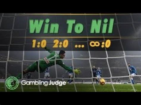 what does home team to win to nil no means|Win to Nil Meaning .